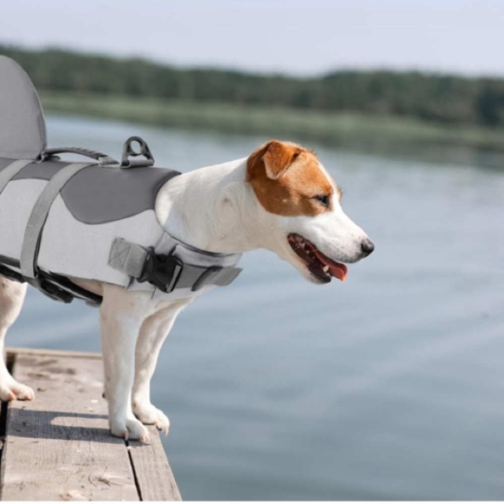Shark Dog Life Jacket, Shark Life Jacket, Shark Life Vest for DOGS